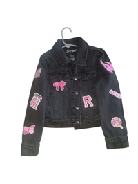 Image 2 of Girl's Mini Hustle Denim Jacket 