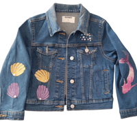 Image 2 of Mermaid Magic Jean Jacket for Girls 
