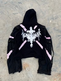 Image 4 of STRIPED HOODIE