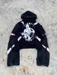 Image 1 of STRIPED HOODIE