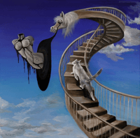 To the Unknown painting on canvas by Anton-Constantin Anastassov 