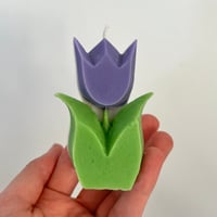 Image 1 of Tulip Candle - Lavender 