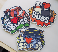 Image 2 of I Love Bugs Stickers