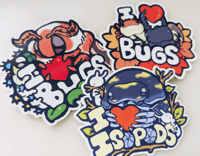 Image 1 of I Love Bugs Stickers