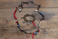 Image 1 of Collana e bracciale "Souvenir"