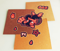 Image 3 of Angel Devil Snake Sticker Sheet