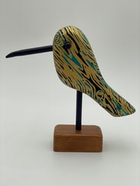 Image 1 of Woodgrain Painted Bird 