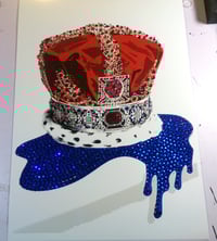 Image 1 of A3 Blue Rhinestone Crown