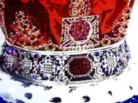 Image 4 of A3 Blue Rhinestone Crown