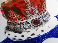 Image 2 of A3 Blue Rhinestone Crown