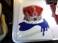 Image 5 of A3 Blue Rhinestone Crown