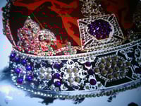 Image 3 of A3 Rainbow Rhinestone Crown