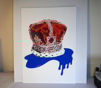 Image 1 of A3 Blue Rinestone Crown 3