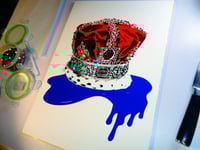 Image 3 of A3 Blue Rinestone Crown 3