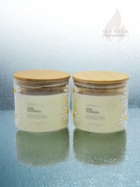 Image 4 of April Showers 14 OZ Angelica & Rain Scented 3-Wick Soy Wax Candle - Spring Scented Soy Candle