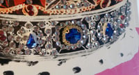 Image 3 of A3 Pink Jeweled Rhinestone Crown