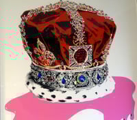 Image 2 of A3 Pink Jeweled Rhinestone Crown