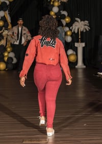 Image 5 of Urban Hustle Crop Denim Jacket