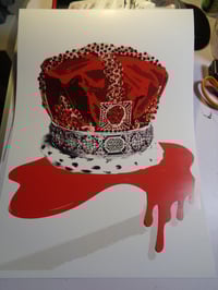 Image 1 of A3 Red Rhinestone Crown 4