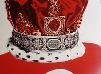 Image 3 of A3 Red Rhinestone Crown 4