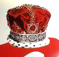 Image 2 of A3 Red Rhinestone Crown 4