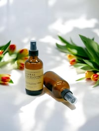 Image 3 of Floral Enchantment 4 OZ Sweet Pea Scented Room Linen Spray for Your Home or Office-Spring Scent