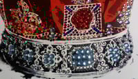 Image 2 of A3 Red Rhinestone Crown 5