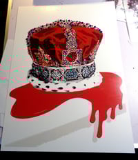 Image 1 of A3 Red Rhinestone Crown 5