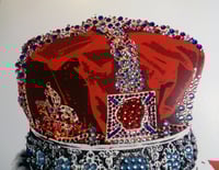 Image 4 of A3 Red Rhinestone Crown 5