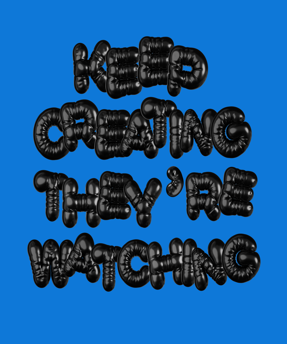 Image of Keep Creating Poster