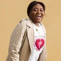 Image 4 of Christian Women's Premium Sweatshirt - Love Like Jesus