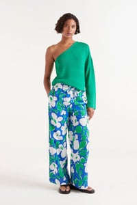 Image 3 of Pantalón largo estampado floral