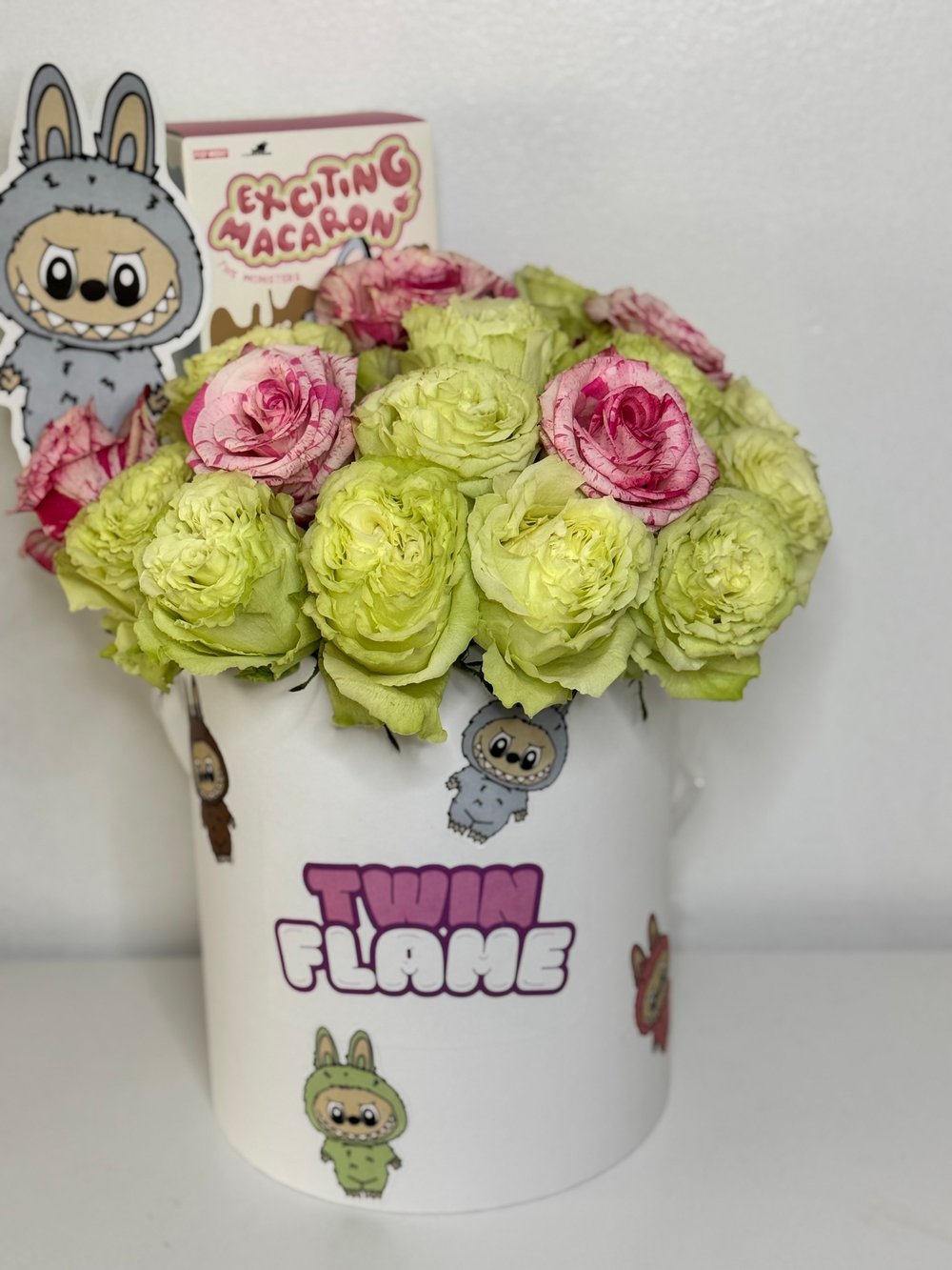 🫧૮ ˙Ⱉ˙ ა rawr!  LABUBU 💌  ROSE🌹 BOX( ˘͈ ᵕ ˘͈♡