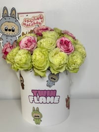 Image 3 of 🫧૮ ˙Ⱉ˙ ა rawr!  LABUBU 💌  ROSE🌹 BOX( ˘͈ ᵕ ˘͈♡