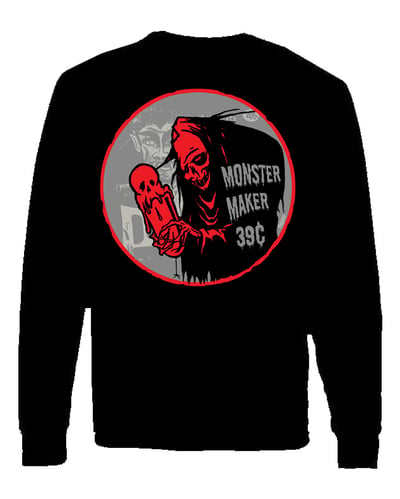 Image of preorder MONSTER MAKER LONGSLEEVE shirt - ships APRIL 5TH