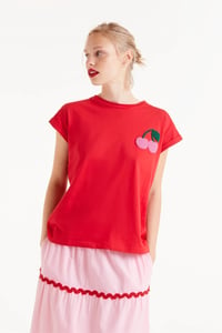 Image 2 of Camiseta roja cereza