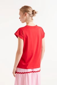 Image 3 of Camiseta roja cereza