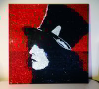 Image 3 of Marc Bolan rhinestone canvas