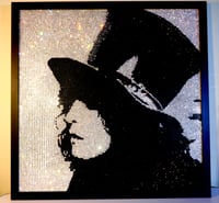 Image 1 of Marc Bolan rhinestone canvas