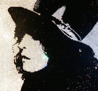 Image 2 of Marc Bolan rhinestone canvas