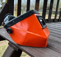 Image 4 of Orange Jacksonhood Black Leather