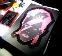 Image 4 of Pink Aladdin Negative with diamond dust and rhinestones