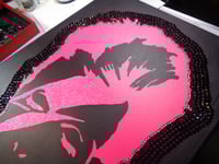Image 3 of Pink Aladdin Negative with diamond dust and rhinestones