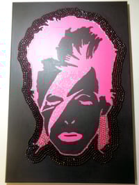 Image 5 of Pink Aladdin Negative with diamond dust and rhinestones