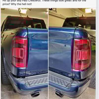 Image 1 of 2019-2024 1500 Ram Trucks LED Reverse Light Tint Overlays