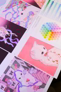 Image 3 of Tangled Ribbon -  Risograph Illustration Zine 