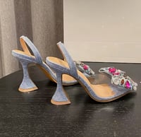 Image 5 of Denim Crystal Fashion Shoes
