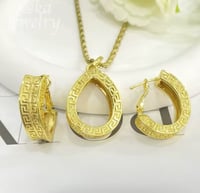 Image 3 of  18K Gold Jewelry oval Set