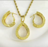 Image 1 of  18K Gold Jewelry oval Set