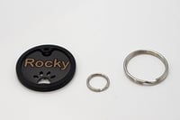 Image 3 of Silencer Stainless S. Custom Pet ID Tag Round 30mm Cat Dog French Bulldog Silent FREE SHIPPING